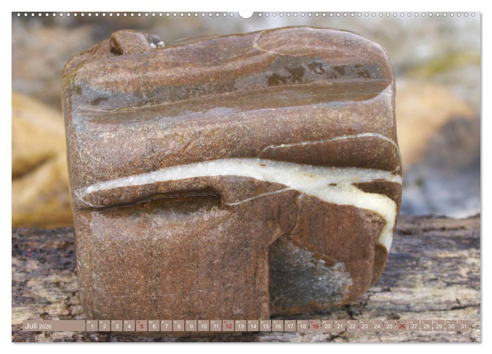 Isarsteine - Eine faszinierende Reise durch das Urgestein der Isar (CALVENDO Premium Wandkalender 2026)