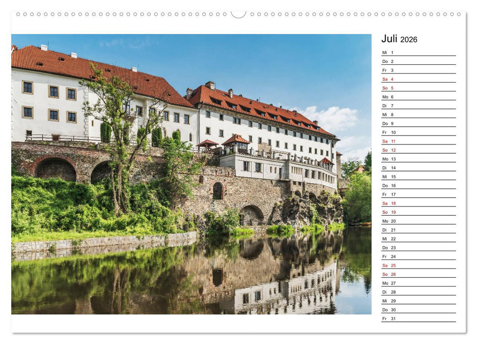Ein Wochenende in Krumau (CALVENDO Premium Wandkalender 2026)