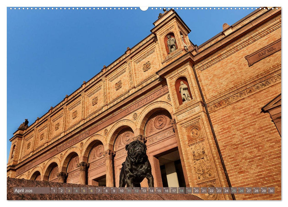 Hamburg - Stadt der Möpse (CALVENDO Premium Wandkalender 2026)