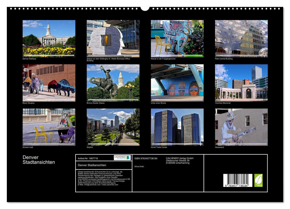 Denver Stadtansichten (CALVENDO Premium Wandkalender 2026)