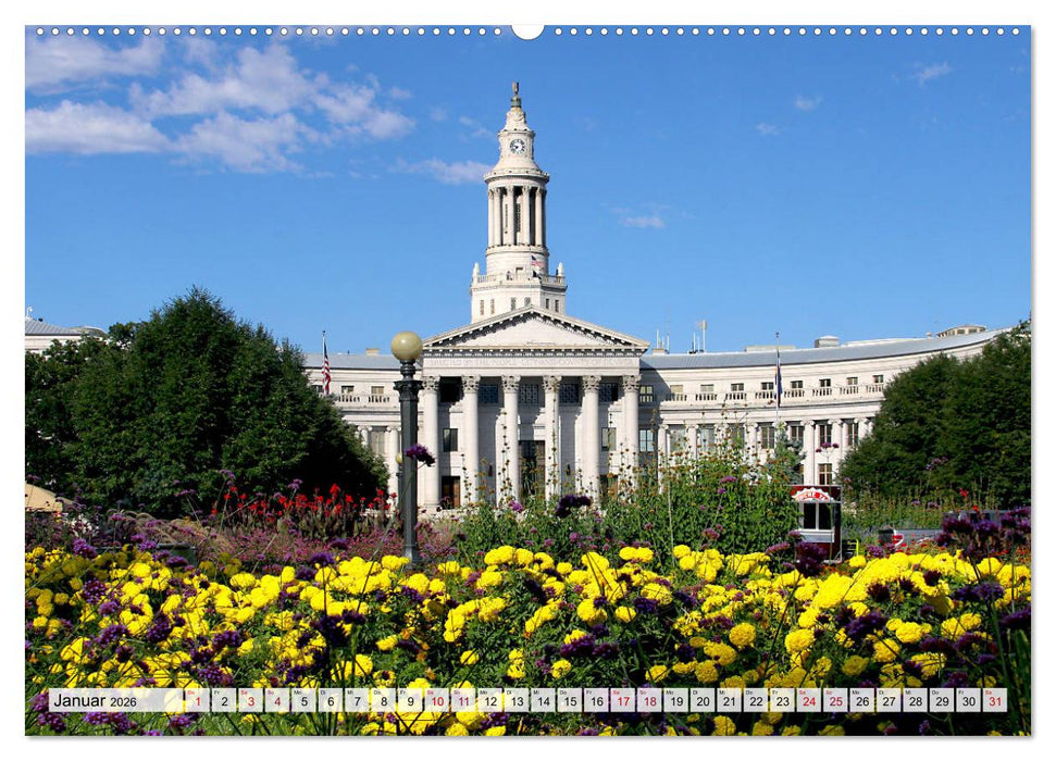 Denver Stadtansichten (CALVENDO Premium Wandkalender 2026)