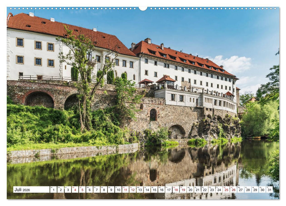 Ein Wochenende in Krumau (CALVENDO Premium Wandkalender 2026)