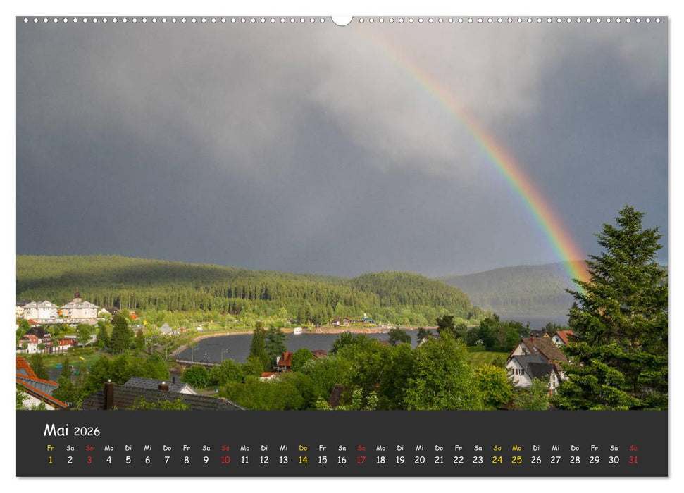 Schluchsee Naturpark Südschwarzwald (CALVENDO Premium Wandkalender 2026)