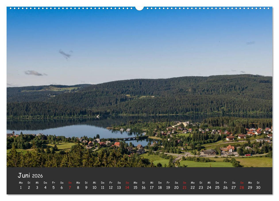 Schluchsee Naturpark Südschwarzwald (CALVENDO Premium Wandkalender 2026)
