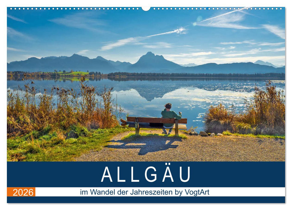 ALLGÄU, im Wandel der Jahreszeiten. (CALVENDO Wandkalender 2026)