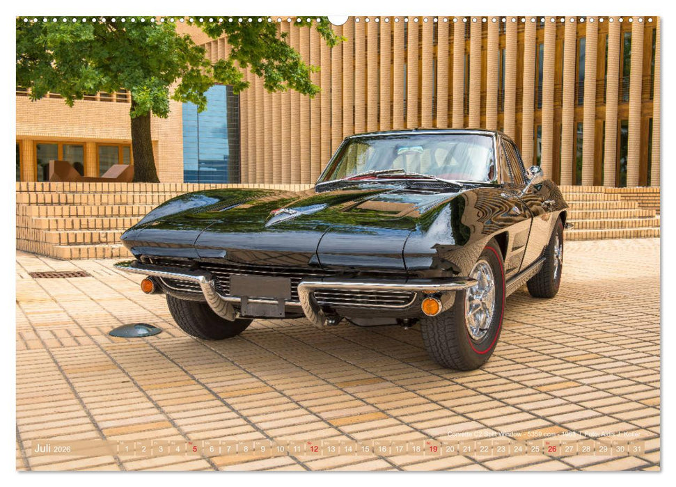 Corvette Oldtimer 2026 (CALVENDO Premium Wandkalender 2026)
