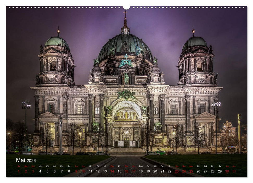 Deutschland Impressionen bei Nacht (CALVENDO Premium Wandkalender 2026)