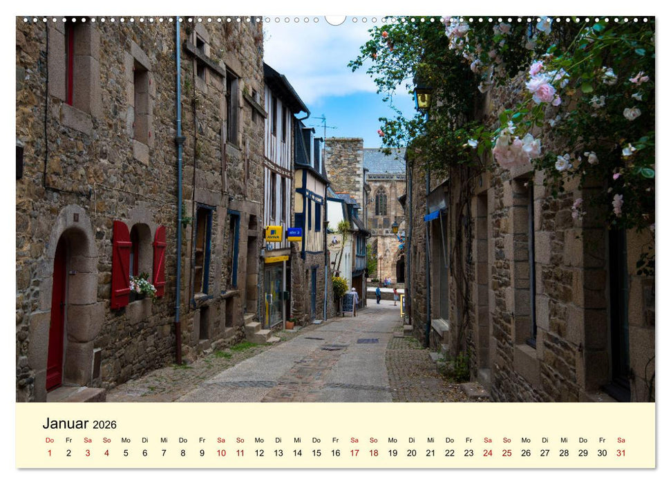 Einzigartige Côte Granit Rose (CALVENDO Premium Wandkalender 2026)