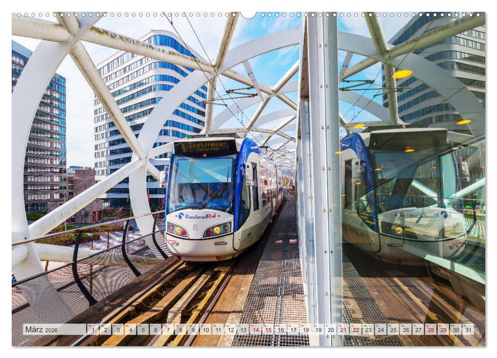 U-Bahn - Szenen an U-Bahnstationen in Europa und New York (CALVENDO Premium Wandkalender 2026)