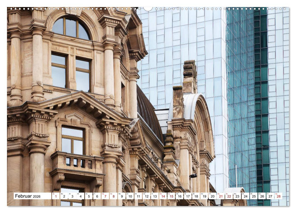 Architektonische Zeitsprünge (CALVENDO Premium Wandkalender 2026)