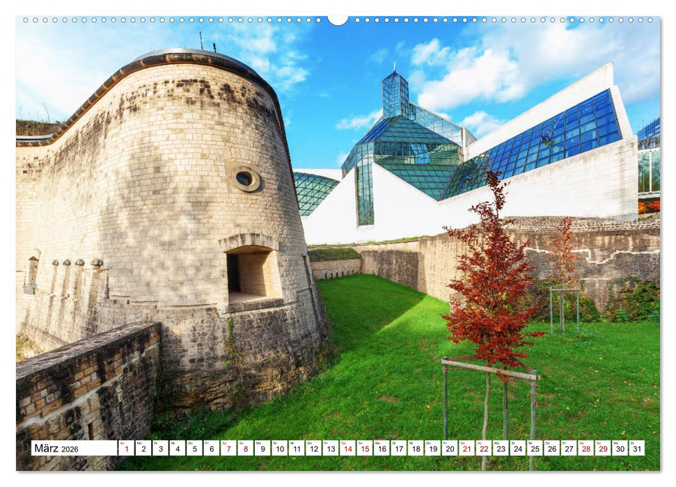 Architektonische Zeitsprünge (CALVENDO Premium Wandkalender 2026)