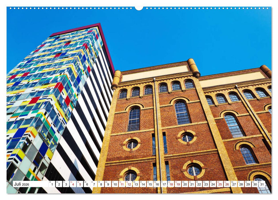Architektonische Zeitsprünge (CALVENDO Premium Wandkalender 2026)