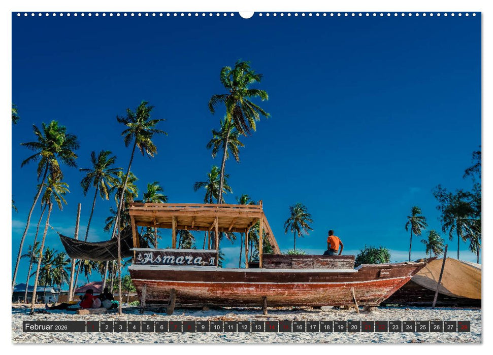 Inselparadies Sansibar (CALVENDO Premium Wandkalender 2026)