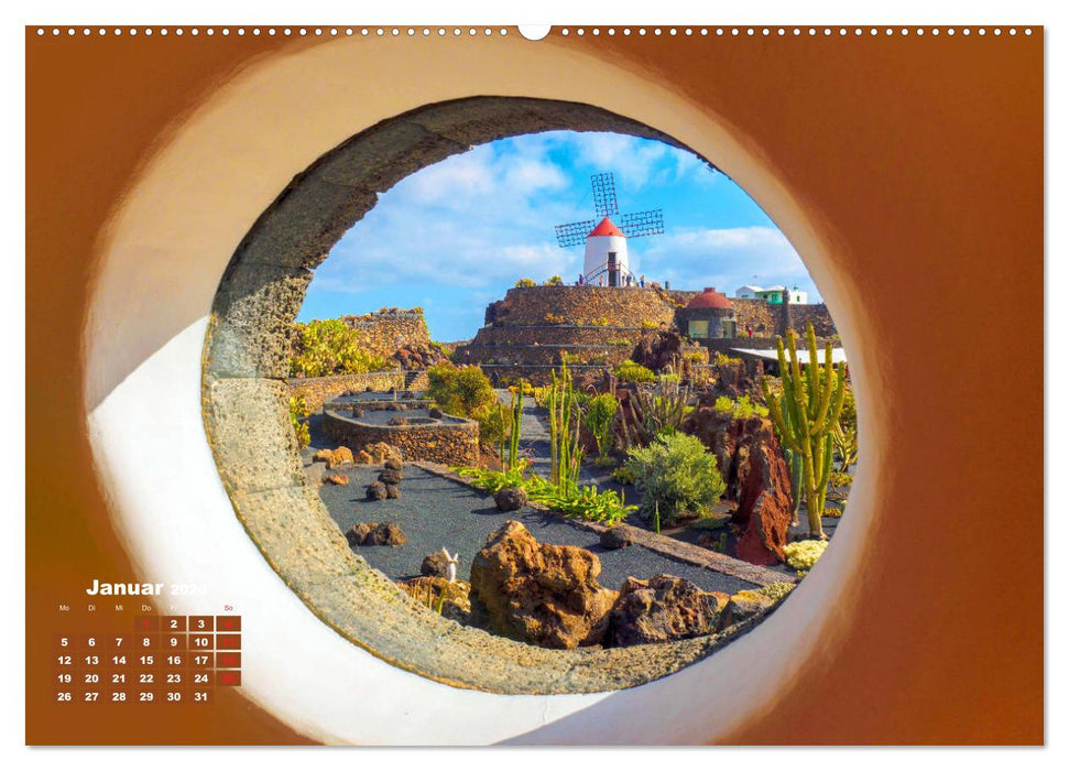 Lanzarote - Land der schwarzen Erde (CALVENDO Wandkalender 2026)