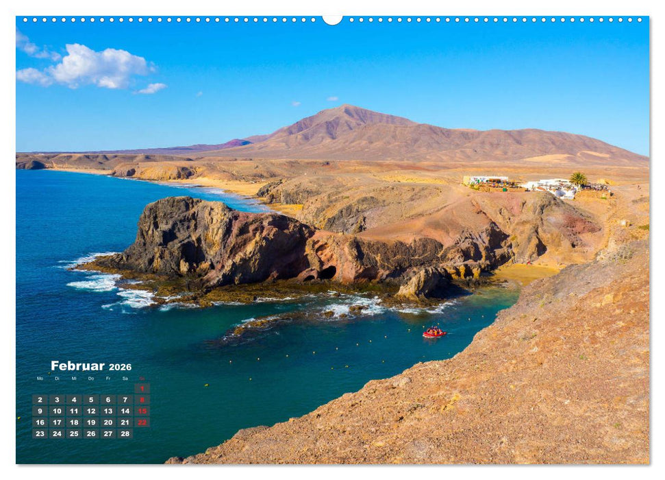 Lanzarote - Land der schwarzen Erde (CALVENDO Wandkalender 2026)