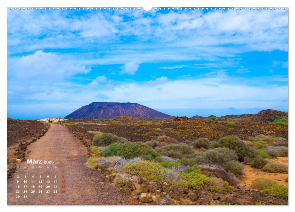 Lanzarote - Land der schwarzen Erde (CALVENDO Wandkalender 2026)