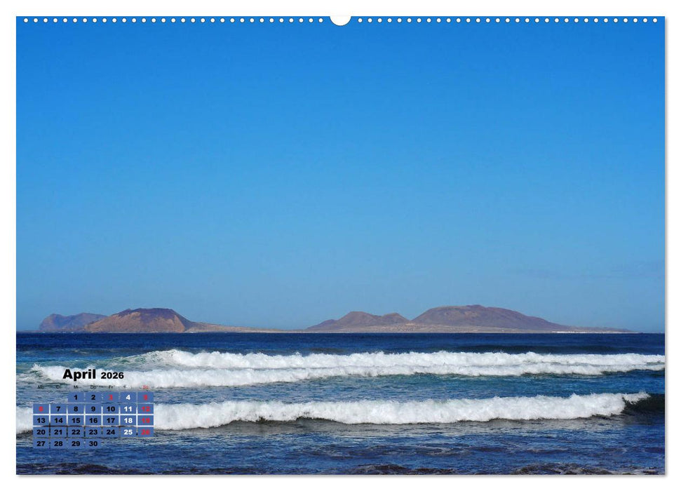 Lanzarote - Land der schwarzen Erde (CALVENDO Wandkalender 2026)