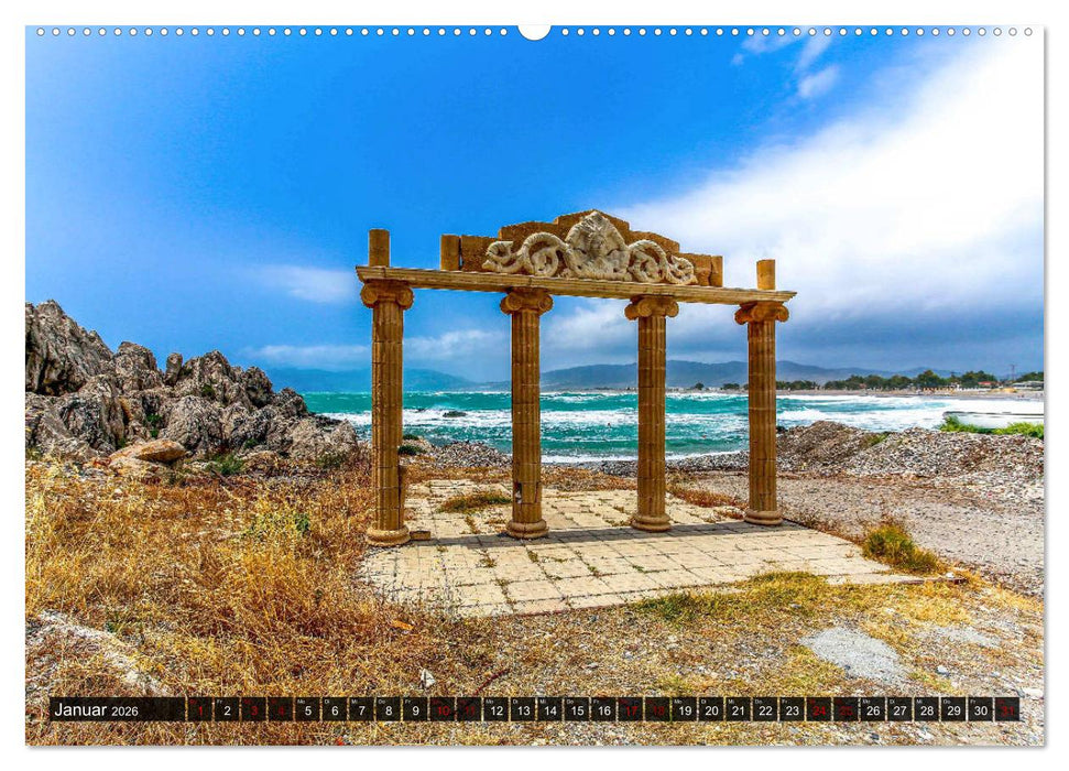 Idyllisches Rhodos (CALVENDO Premium Wandkalender 2026)