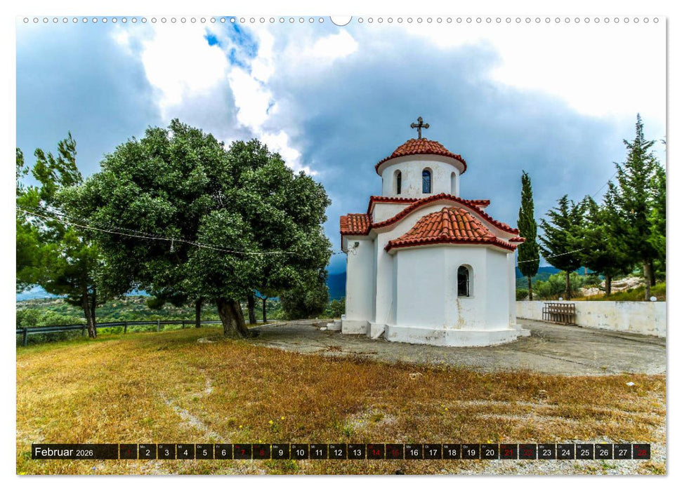 Idyllisches Rhodos (CALVENDO Premium Wandkalender 2026)