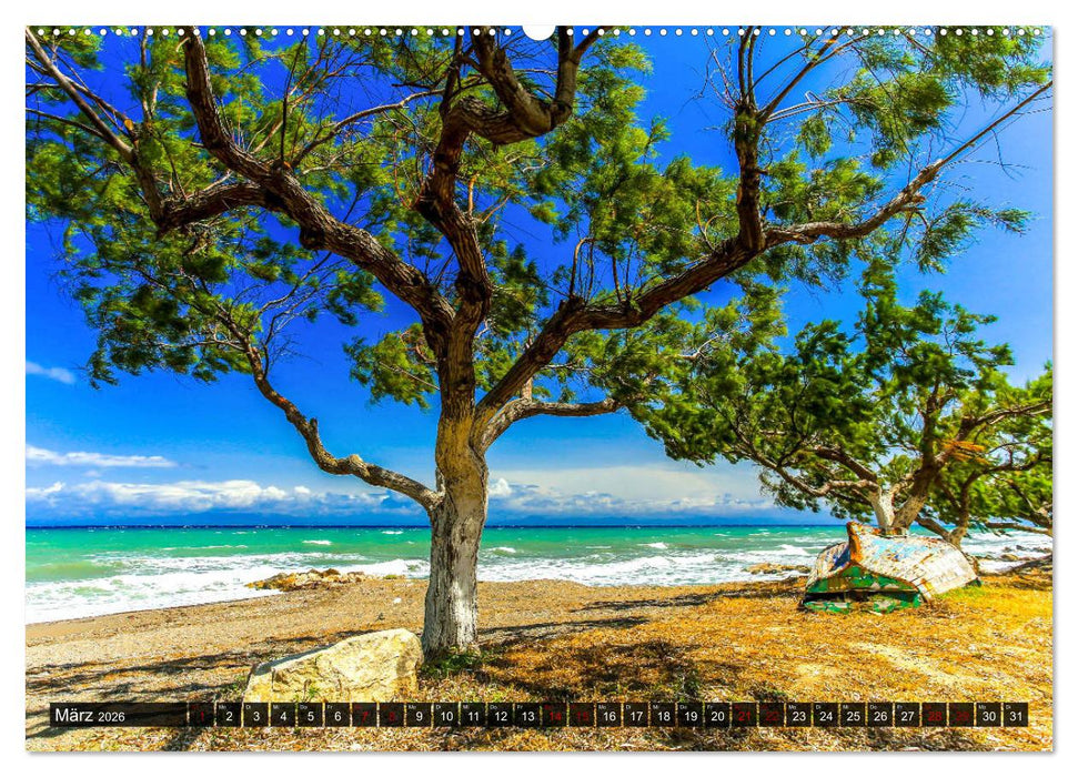 Idyllisches Rhodos (CALVENDO Premium Wandkalender 2026)