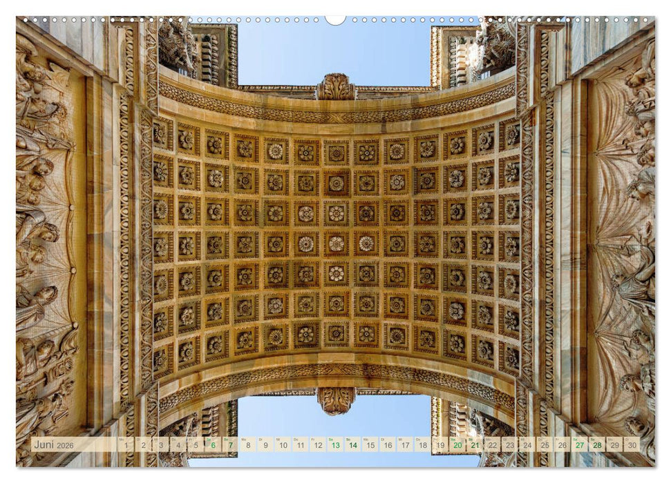 Oben - Bilder aus der Froschperspektive (CALVENDO Premium Wandkalender 2026)