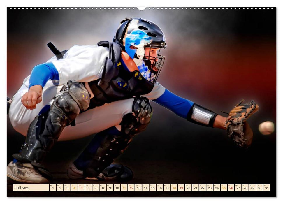 Baseball - Fight (CALVENDO Premium Wandkalender 2026)