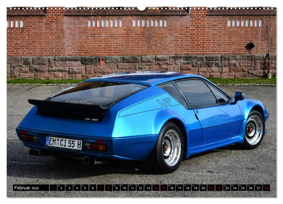 Renault Alpine A310 V6 (CALVENDO Premium Wandkalender 2026)