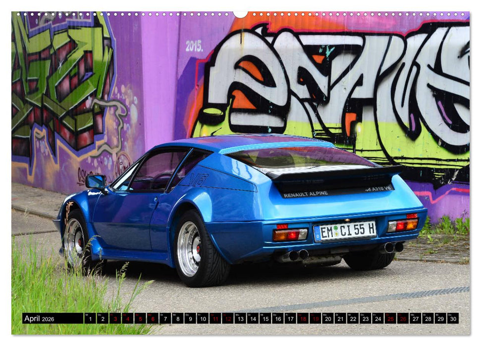 Renault Alpine A310 V6 (CALVENDO Premium Wandkalender 2026)