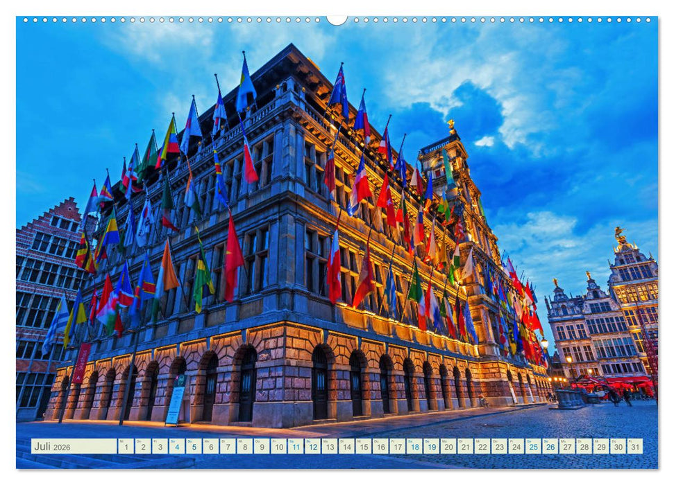 Fotografische Impressionen aus Antwerpen (CALVENDO Premium Wandkalender 2026)