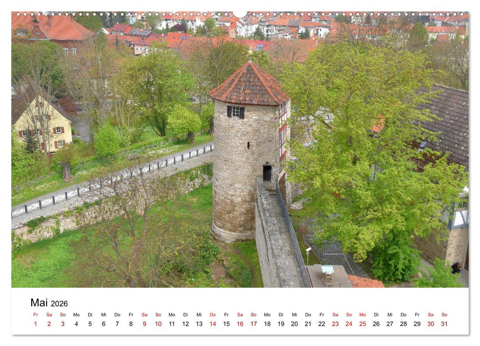 Mühlhausen in Thüringen - Stadt im Herzen Deutschlands (CALVENDO Premium Wandkalender 2026)