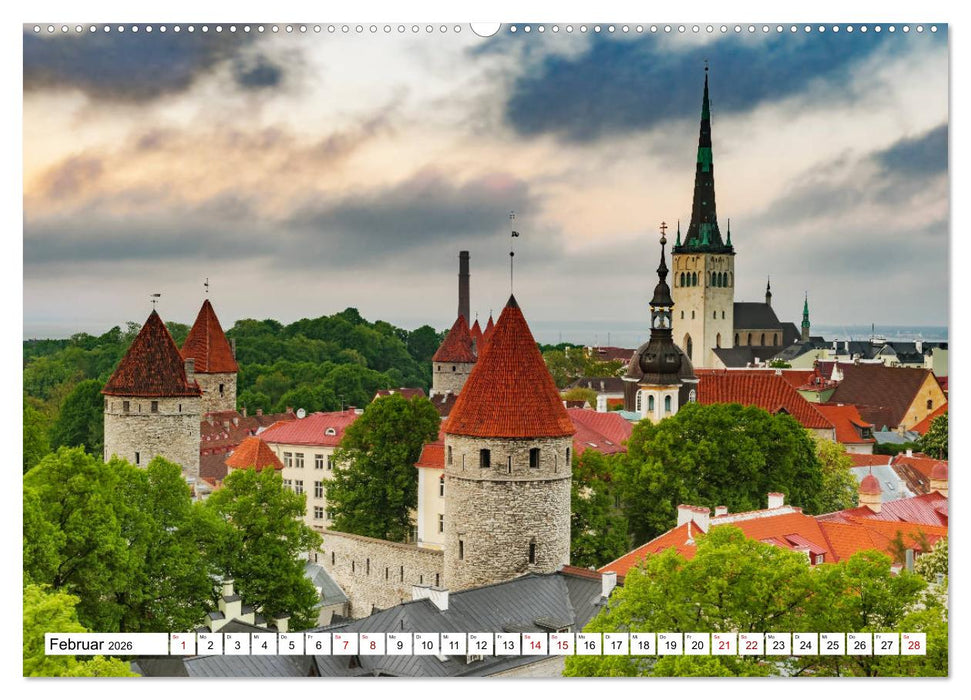 Europas Hauptstädte – lebenswerte Metropolen (CALVENDO Premium Wandkalender 2026)