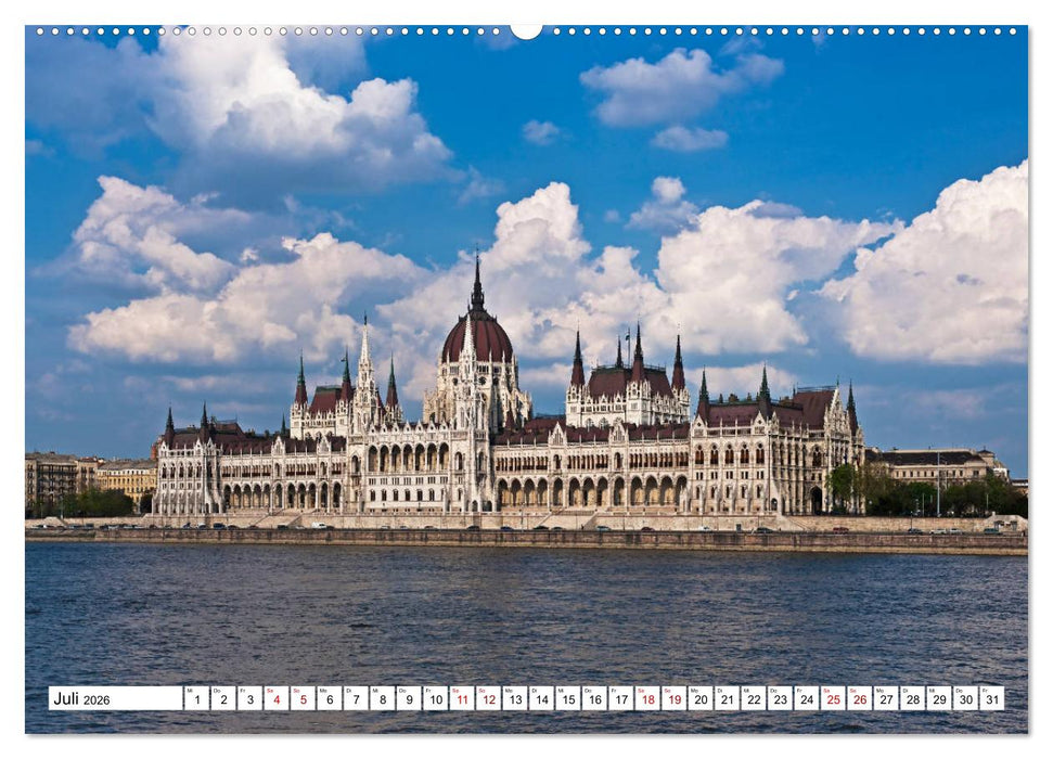 Europas Hauptstädte – lebenswerte Metropolen (CALVENDO Premium Wandkalender 2026)