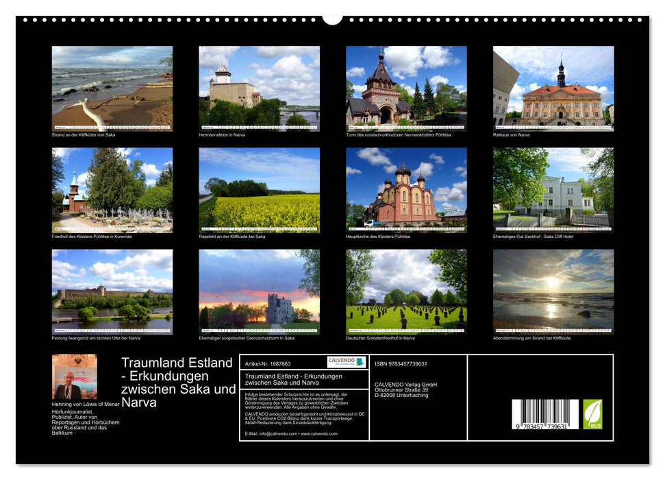 Traumland Estland - Erkundungen zwischen Saka und Narva (CALVENDO Premium Wandkalender 2026)