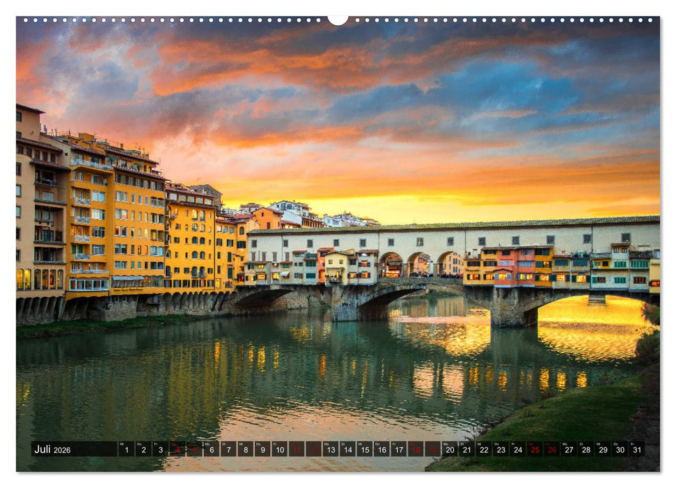 Weltbekannte Brücken (CALVENDO Premium Wandkalender 2026)