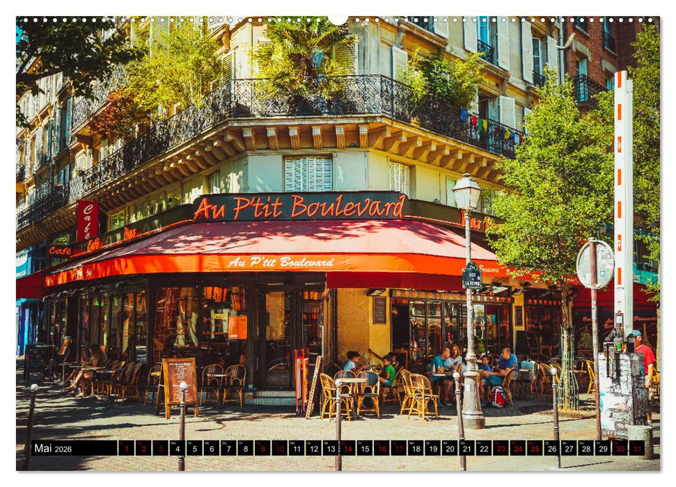 Paris Bistros (CALVENDO Premium Wandkalender 2026)