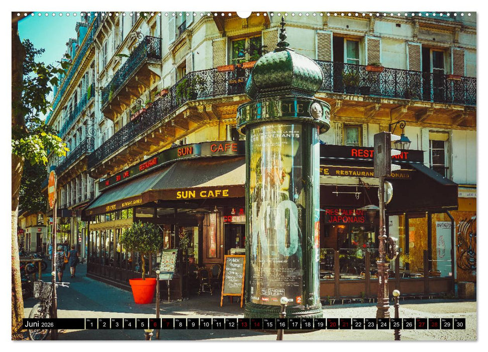Paris Bistros (CALVENDO Premium Wandkalender 2026)