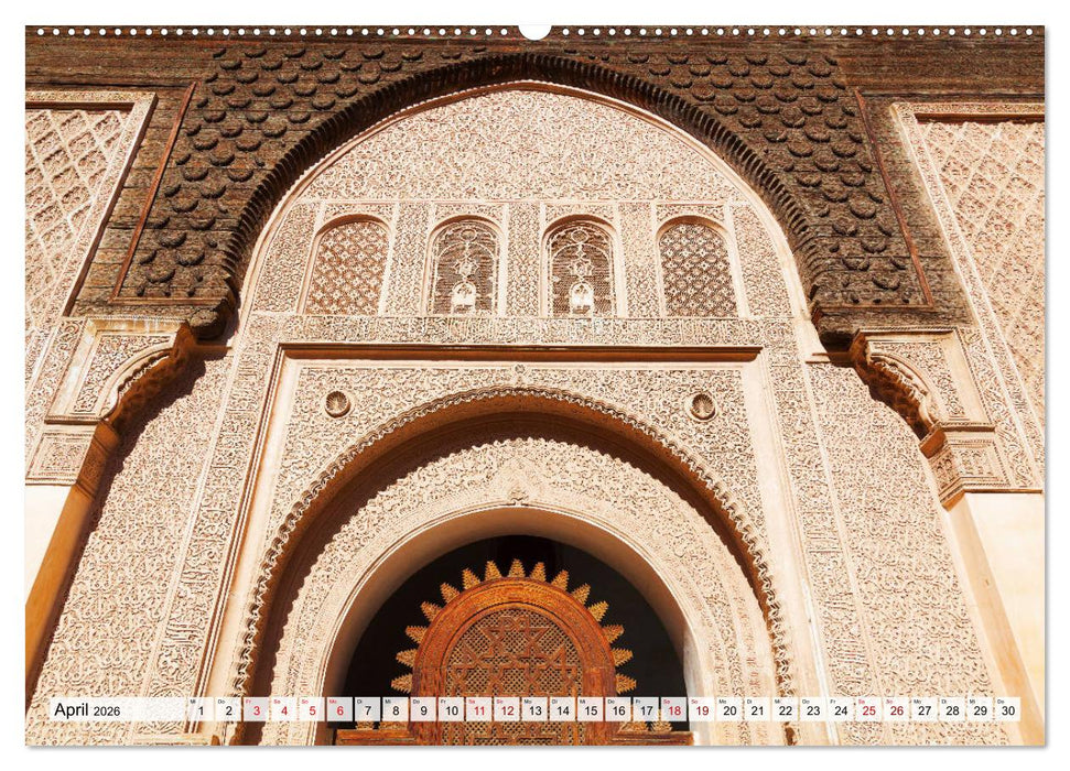 Marrakesch - Perle des Südens (CALVENDO Premium Wandkalender 2026)