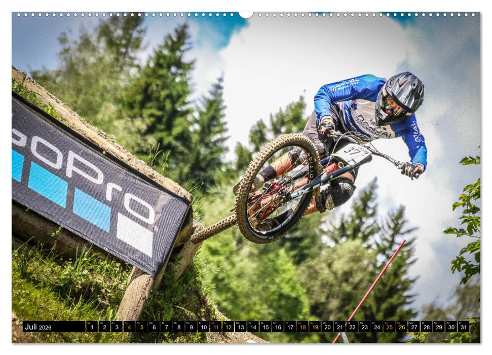 Downhill Racing (CALVENDO Premium Wandkalender 2026)