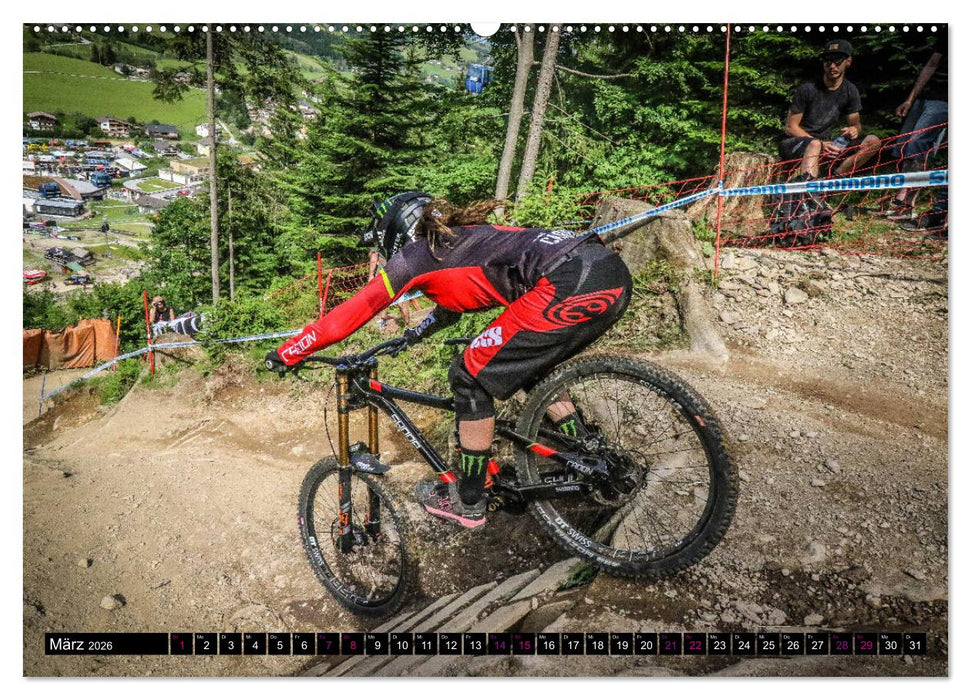 Women Downhill Racing (CALVENDO Premium Wandkalender 2026)