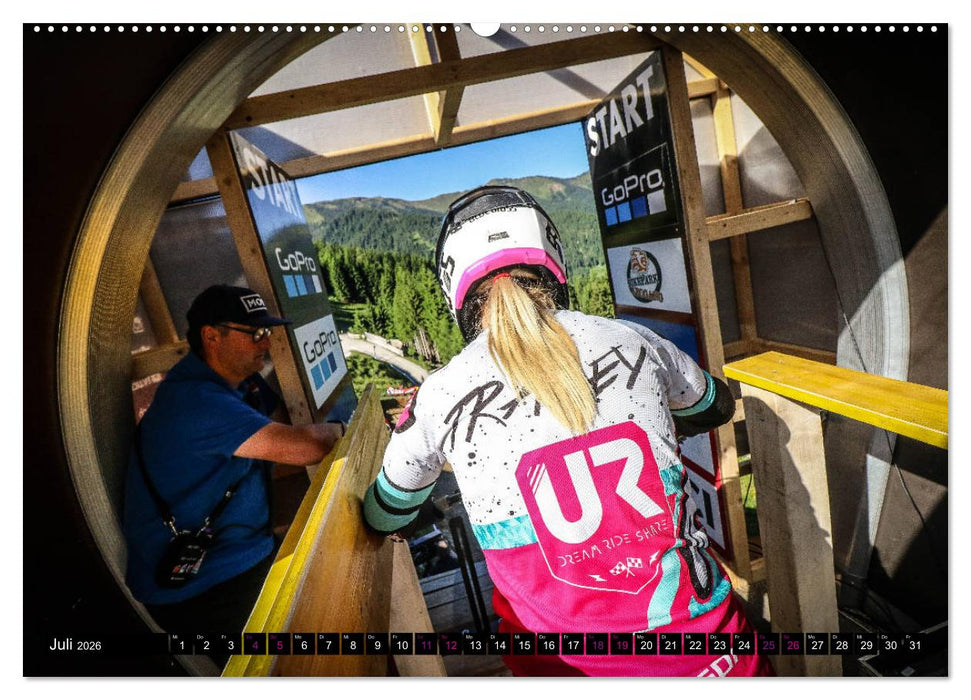 Women Downhill Racing (CALVENDO Premium Wandkalender 2026)