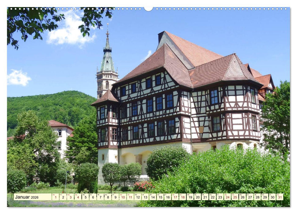 Unterwegs in Bad Urach (CALVENDO Premium Wandkalender 2026)
