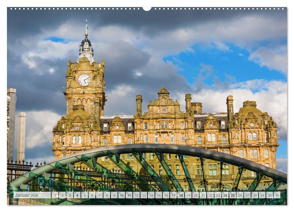 Edinburgh - Impressionen aus der schottischen Hauptstadt (CALVENDO Premium Wandkalender 2026)