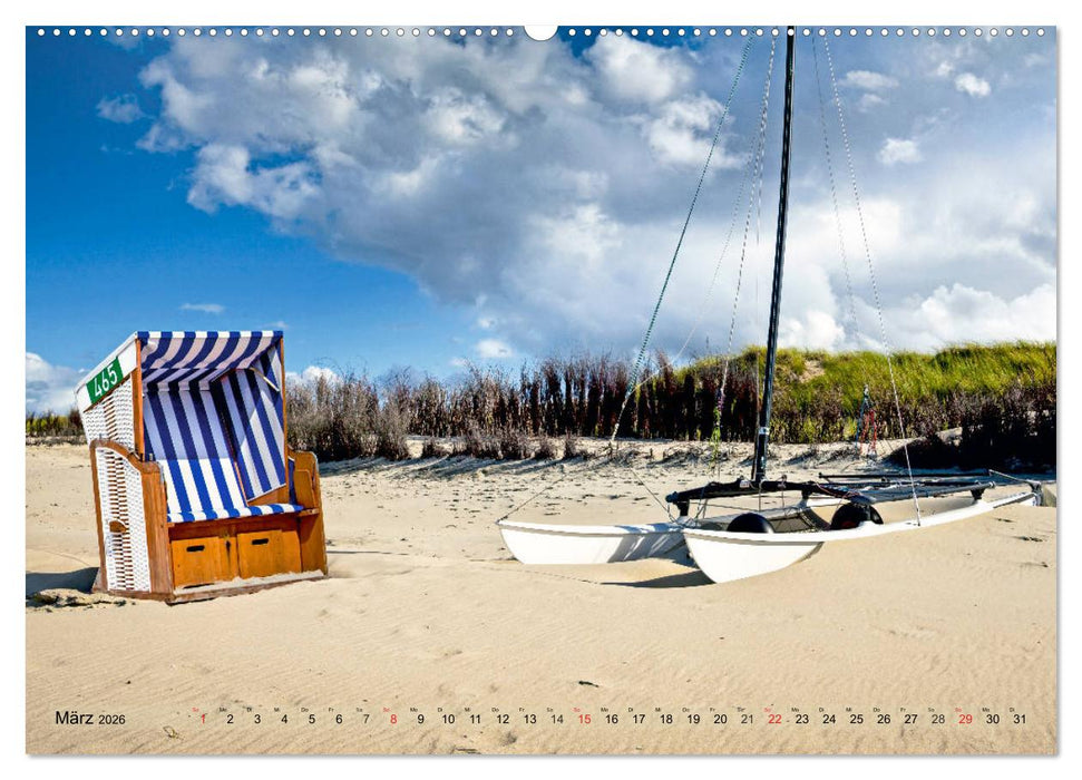 Strandlust Nordsee-Liebe (CALVENDO Wandkalender 2026)