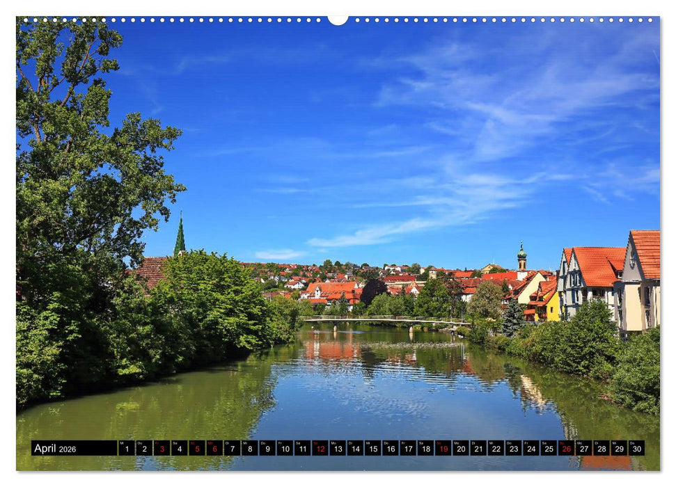 Rottenburg am Neckar - Eine Stadt am Limes (CALVENDO Premium Wandkalender 2026)