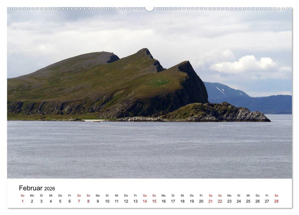 Norwegens Hafenstädte - Alesund - Honningsvag - Geiranger - Bergen (CALVENDO Premium Wandkalender 2026)