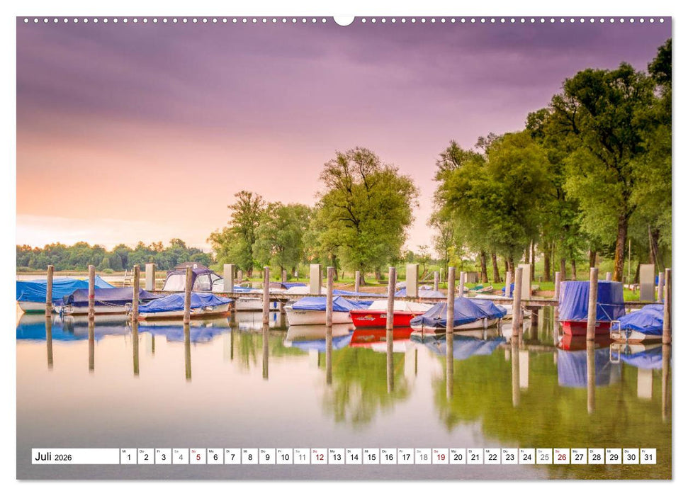 Chiemsee-Romantik (CALVENDO Premium Wandkalender 2026)