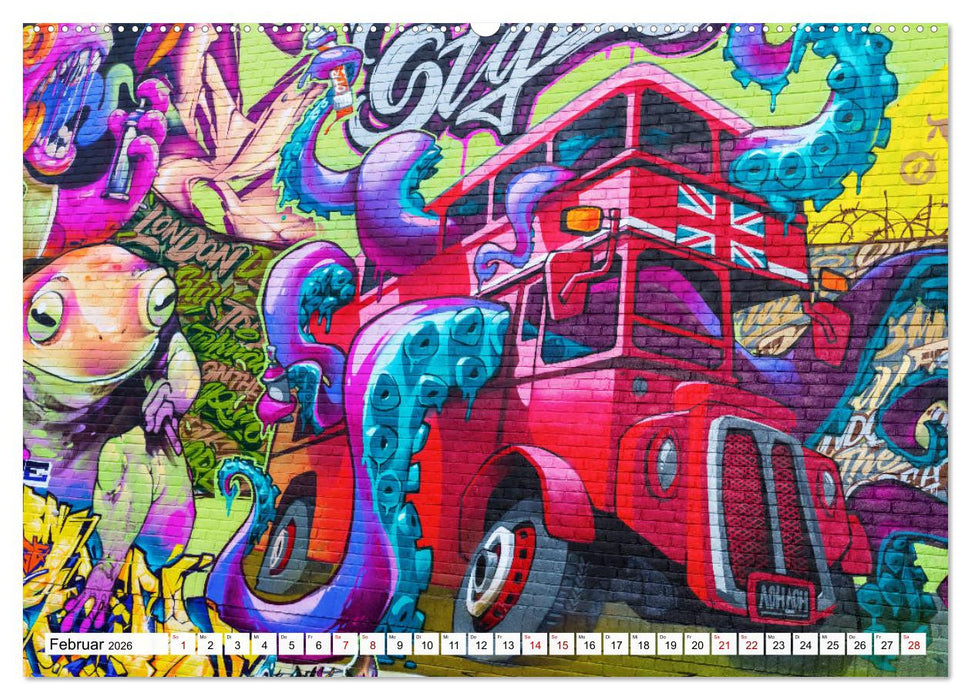 Kunst der Strasse (CALVENDO Premium Wandkalender 2026)