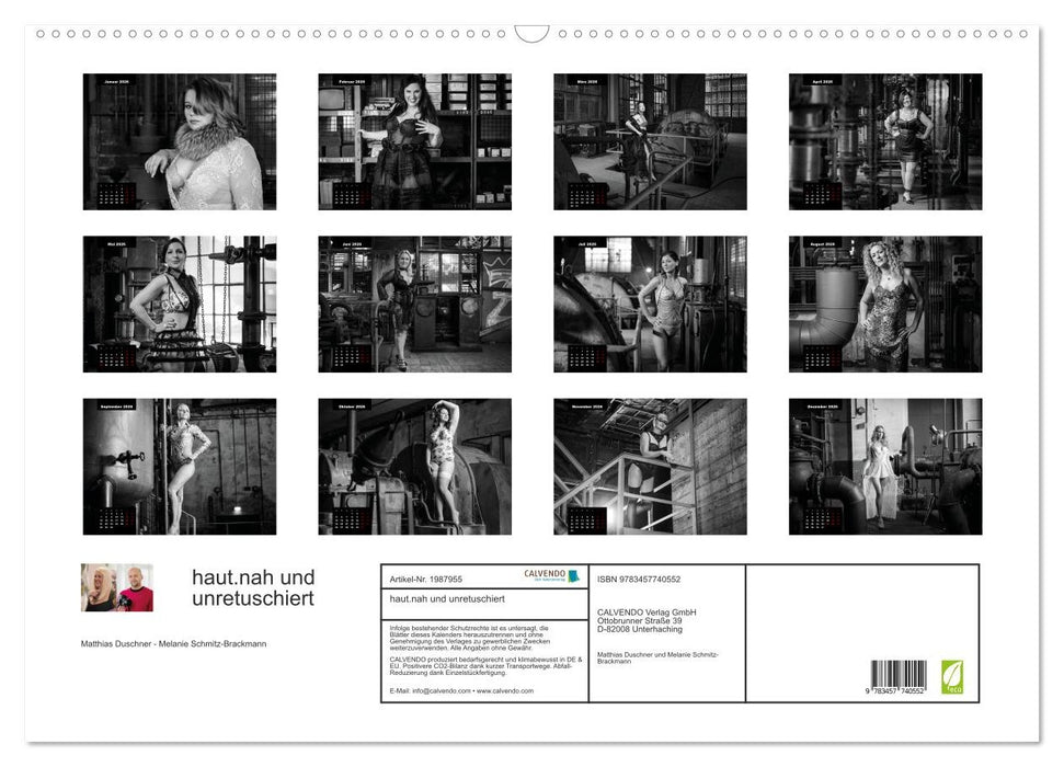 haut.nah und unretuschiert (CALVENDO Wandkalender 2026)