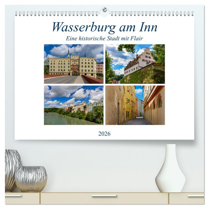 Wasserburg am Inn (CALVENDO Premium Wandkalender 2026)