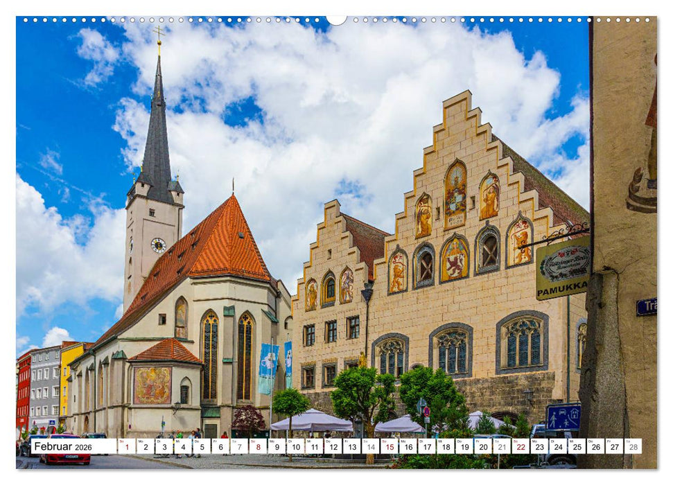 Wasserburg am Inn (CALVENDO Premium Wandkalender 2026)